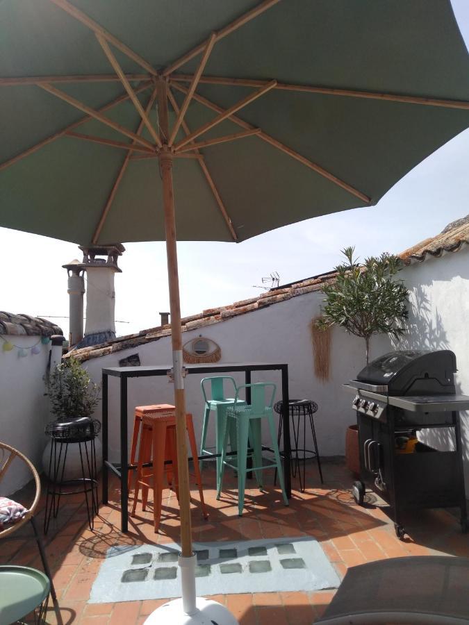 Maison De Village Familiale Pont Du Gard, Toit Terrasse, Barbecue, Fibre Vers-Pont-du-Gard Esterno foto
